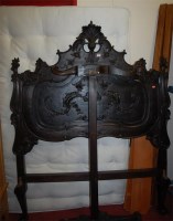 Lot 1143 - An early 20th century French floral low relief...