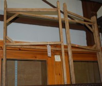 Lot 1148 - A Victorian pine clothes airer