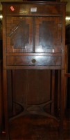 Lot 1174 - A 19th century mahogany and ebony inlaid...
