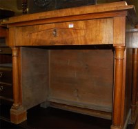 Lot 1179 - An early 19th century Biedermeier mahogany...