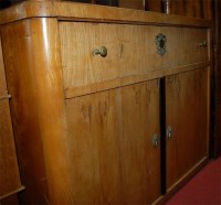 Lot 1187 - A 19th century Continental elm round cornered...