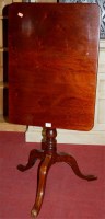 Lot 1188 - A 19th century round cornered mahogany...