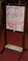 Lot 1191 - An early 20th century mahogany and fabric...