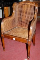 Lot 1203 - A circa 1900 French walnut and double split...