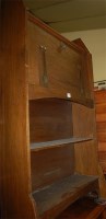 Lot 1226 - An Art Nouveau oak and copper mounted...