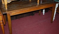 Lot 1235 - A contemporary elm, oak and beech refectory...