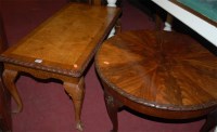 Lot 1240 - A reproduction walnut and burr walnut coffee...