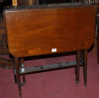 Lot 1241 - An Edwardian walnut Sutherland table