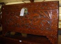 Lot 1255 - An early 20th century Chinese stained and low...