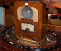 Lot 1263 - A 1930s figured walnut and bakelite mounted...