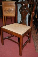 Lot 1272 - A 19th century mahogany Chippendale style...