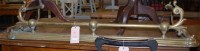 Lot 1275 - A late Victorian brass fire fender