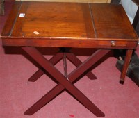 Lot 1304 - A 19th century mahogany portable artist's...