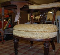 Lot 1309 - An Edwardian walnut octagonal two-tier...