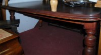 Lot 1312 - A Victorian mahogany topped and oak based...