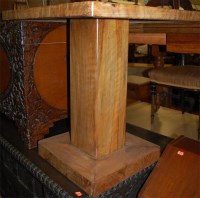 Lot 1335 - An Art Deco figured walnut and cross banded...