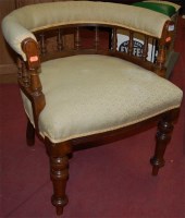 Lot 1348 - A pair of Edwardian walnut and floral...