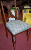 Lot 1349 - An Edwardian low relief carved walnut parlour...