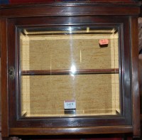 Lot 1419 - An Edwardian walnut bowfront single door...