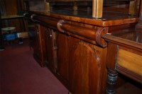 Lot 1445 - An early Victorian mahogany and flame mahogany...