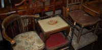 Lot 1322 - A collection of four various Edwardian bedroom...