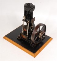 Lot 74 - A very rare Ernst Plank German hot air engine,...