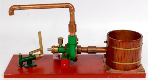 Lot 81 - Stuart Turner Brass Centrifugal Pump, mounted...