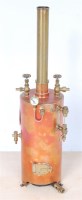 Lot 83 - Stuart Turner brass and copper vertical boiler,...