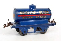 Lot 315 - Hornby 1934 Redline Glico petrol tanker, blue,...