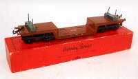Lot 327 - Hornby 1928-30 LMS trolley wagon, brown base,...