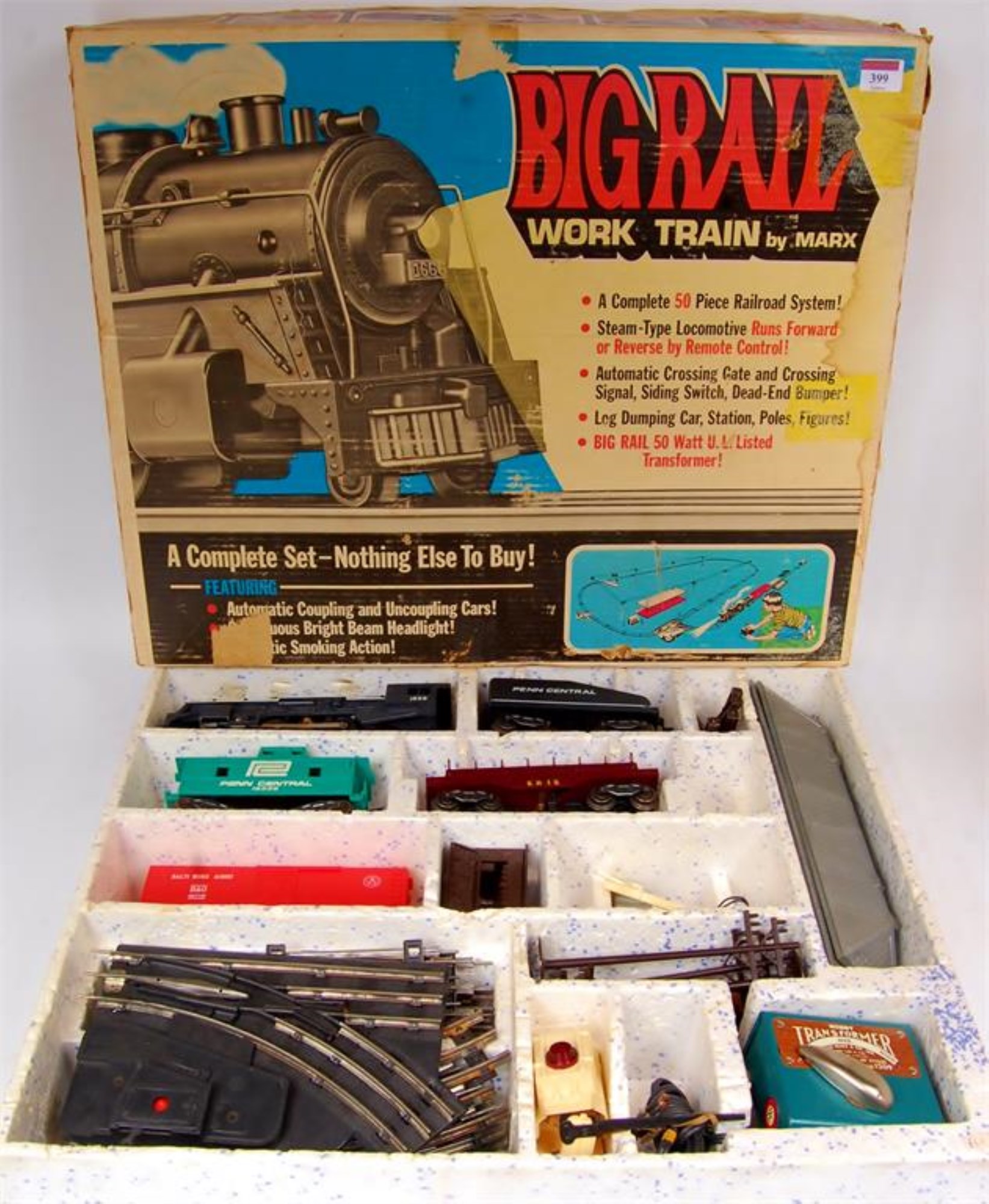 Big rail work store train by marx