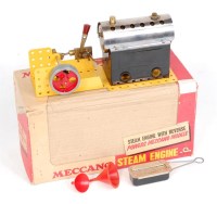 Lot 98 - Meccano boxed Horizontal Steam engine,...