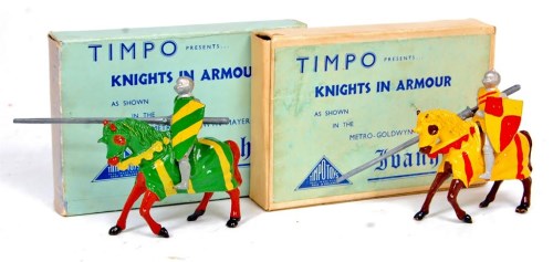 Lot 1412 - Timpo Ivanhoe Series of Mounted Knights Group,...