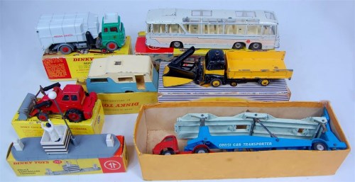 Lot 1997 - Dinky Toys and Corgi Toys playworn boxed...