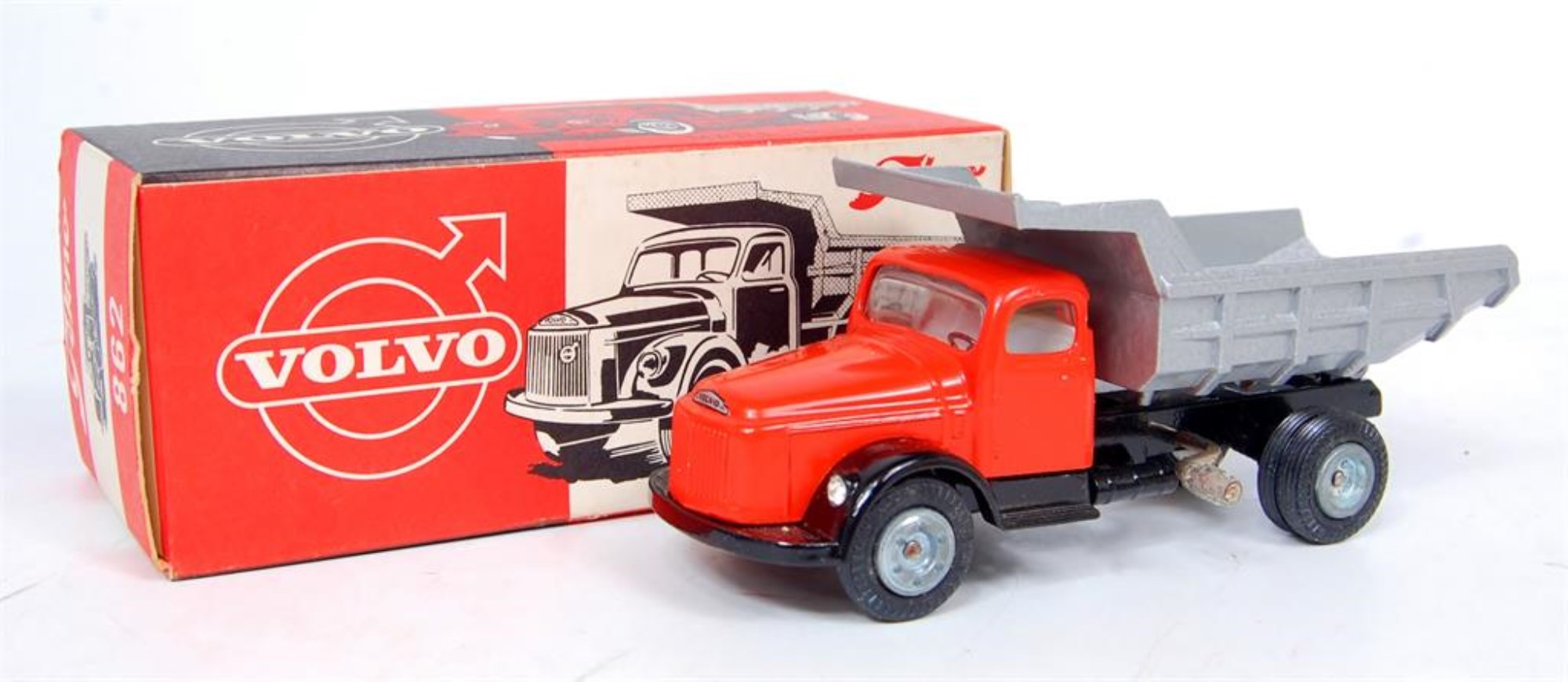 ミニカー TEKNO NO432 VOLVO Lartbit Lostragn Truck Tekno Denmark Volvo Lastbil Truck N. 432 . Near mint