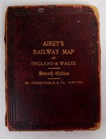 Lot 89 - Airey's Railway Map of England and Wales, 7th...