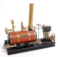 Lot 95 - Maxwell Hemmens, Selby marine engine with twin...