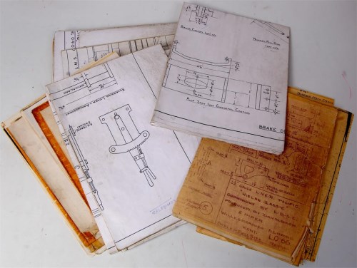 Lot 29 - A set of drawings for a 5" gauge 0-6-0 tank...