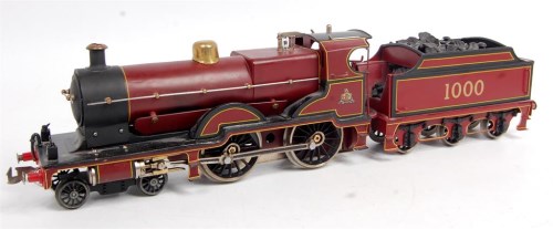 Lot 474 - Bing for Bassett-Lowke G1 maroon MR live steam...