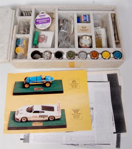 Lot 1527 - Bellini Racing Car Models 1/20th scale white...