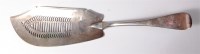 Lot 130 - A Victorian Irish silver fish slice, in the...