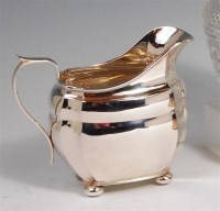 Lot 135 - A George V silver cream jug, in the early 19th...