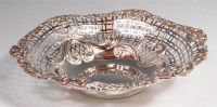 Lot 151 - A late Victorian silver strawberry dish, of...