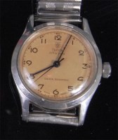 Lot 194 - A Rolex Tudor Oyster steel cased gents...