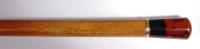 Lot 260 - A circa 1900 French mallacca walking cane,...