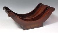 Lot 282 - A George III mahogany cheese coaster, of...