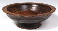 Lot 286 - An 18th century treen footed bowl, the...