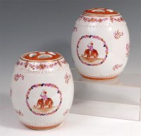 Lot 68 - A pair of late 19th century Paris porcelain...