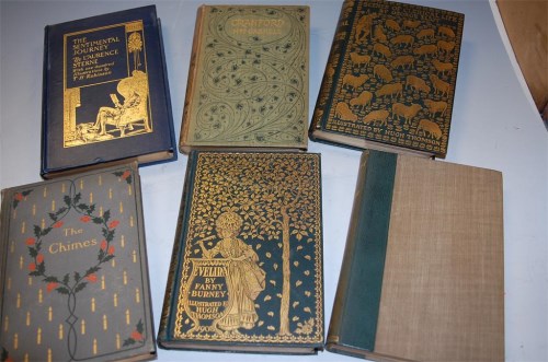 Lot 1036 - BOX; books illustrated by Hugh Thomson and...