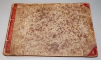 Lot 1047 - Artists sketchbook, early 19th century oblong...